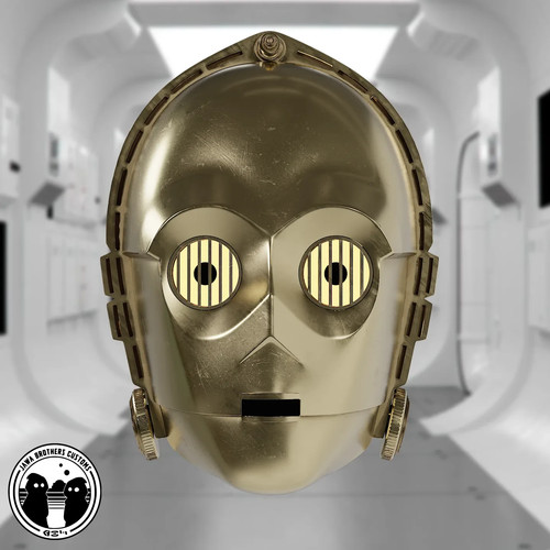 C3p0 star wars helmet - c3p0,