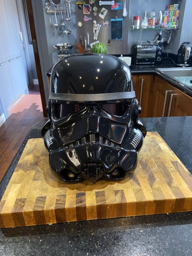 Stormtrooper helmet black star - black,